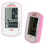Велокомпьютер CAT EYE CC-RD300W Pink/White  STRADA WIRELESS